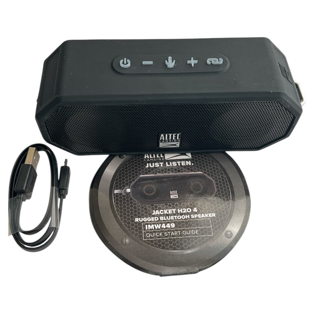 Altec Lansing Jacket H2O Bluetooth Speaker, Black